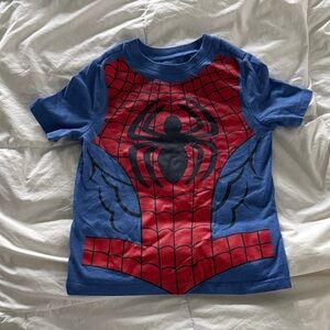 Kids Spider Man Costume T-Shirt - Red and Blue